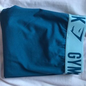 Gym Shark leggings in Petrol blue